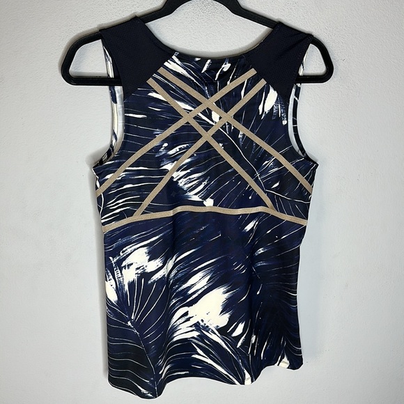 Bogner navy leaf athletic tank M - Picture 6 of 6